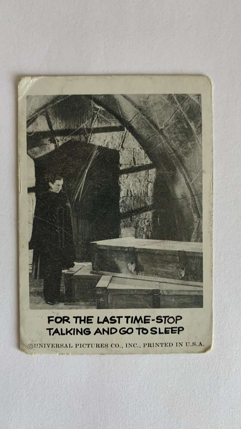 1961 Leaf Spook Stories #69 For the last time Stop talking  V47030