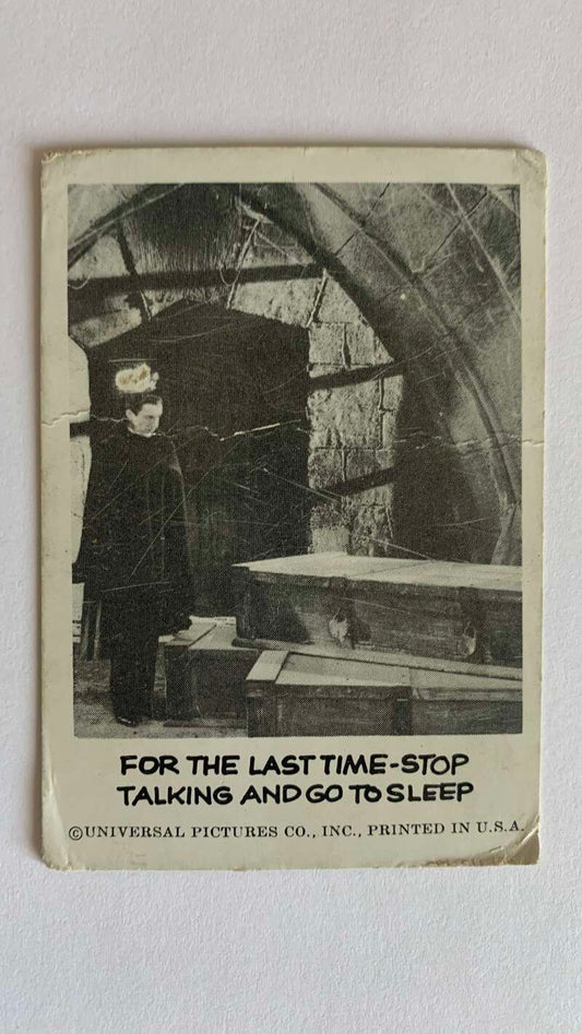 1963 Leaf Spook Stories #69 For the last time Stop talking  V47032
