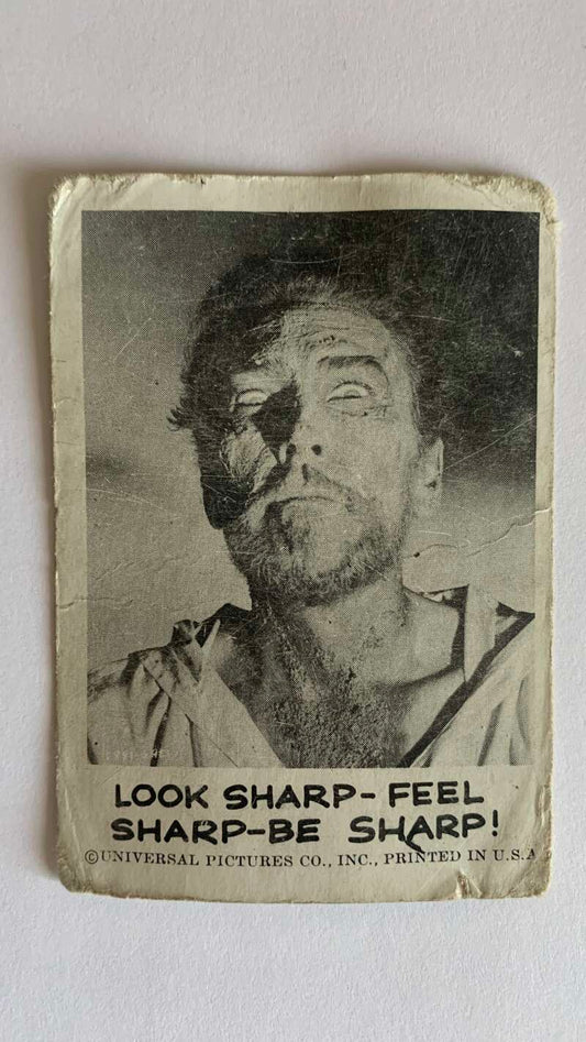 1961 Leaf Spook Stories #72 Look sharp Feel sharp Be sharp male   V47033