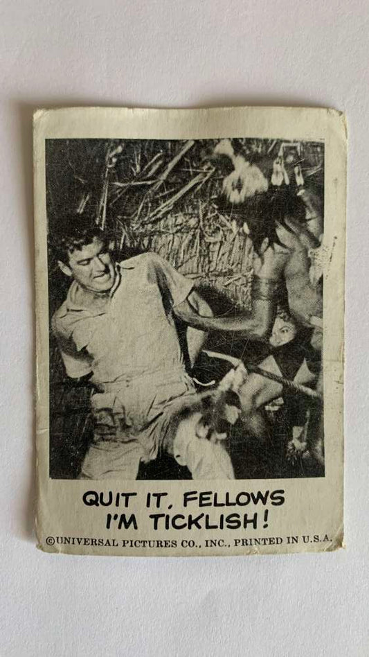 1961 Leaf Spook Stories #121 Quit it fellows I'm ticklish   V47051