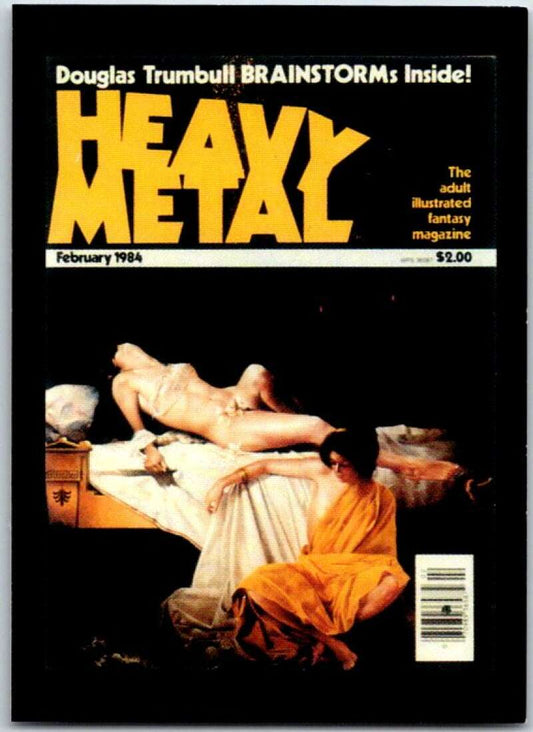 1991 Heavy Metal Magazine Card #49 Febuary, 1984  V47175