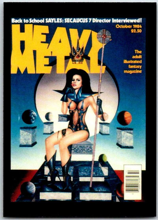 1991 Heavy Metal Magazine Card #56 October, 1984  V47178