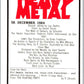 1991 Heavy Metal Magazine Card #58 December, 1984  V47180