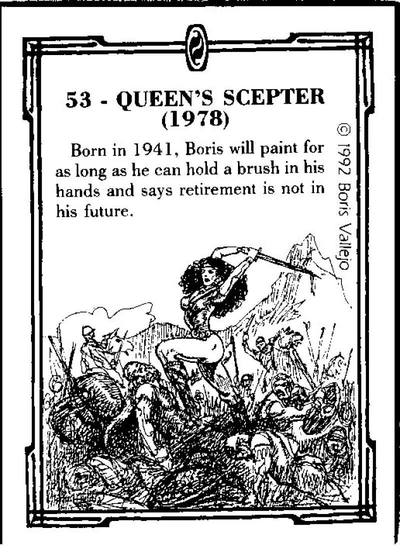 1992 Boris Vallejo Comic #53 Queen's Scepter (1978)   V47302