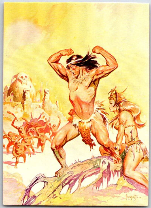 1993 Frank Frazetta 2 Fantasy #12 Tarzan The Invincible  V47376