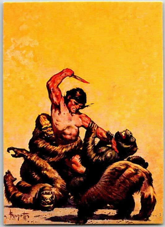 1993 Frank Frazetta 2 Fantasy #13 Tarzan And The Lion Man  V47379