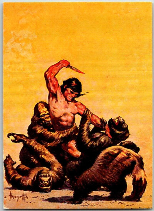 1993 Frank Frazetta 2 Fantasy #13 Tarzan And The Lion Man   V47380