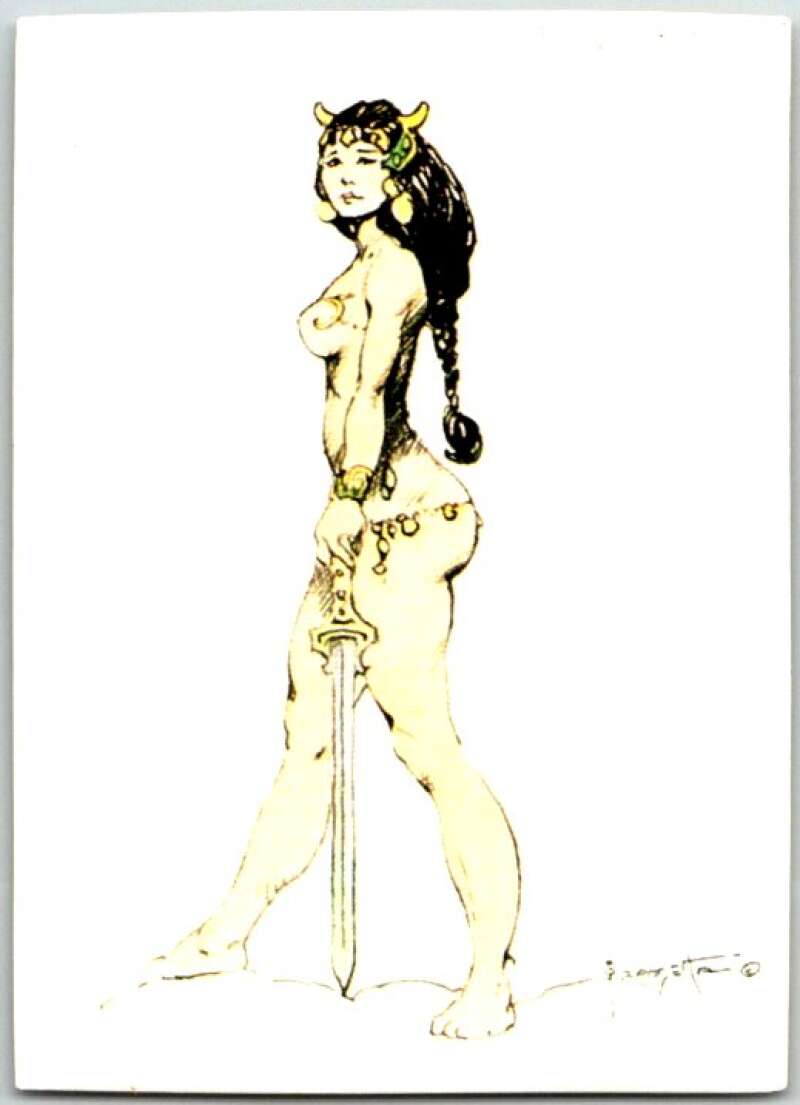 1993 Frank Frazetta 2 Fantasy #28 Girl With Sword  V47400