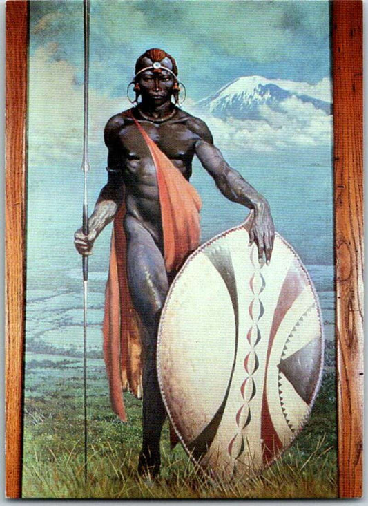 1993 Frank Frazetta 2 Fantasy #47 African Warrior    V47419