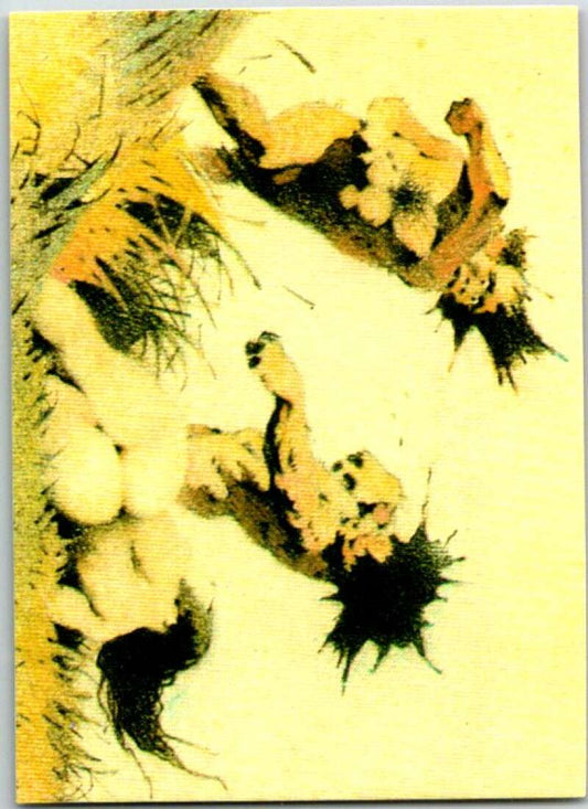 1993 Frank Frazetta 2 Fantasy #56 Cavemen Fight  V47432