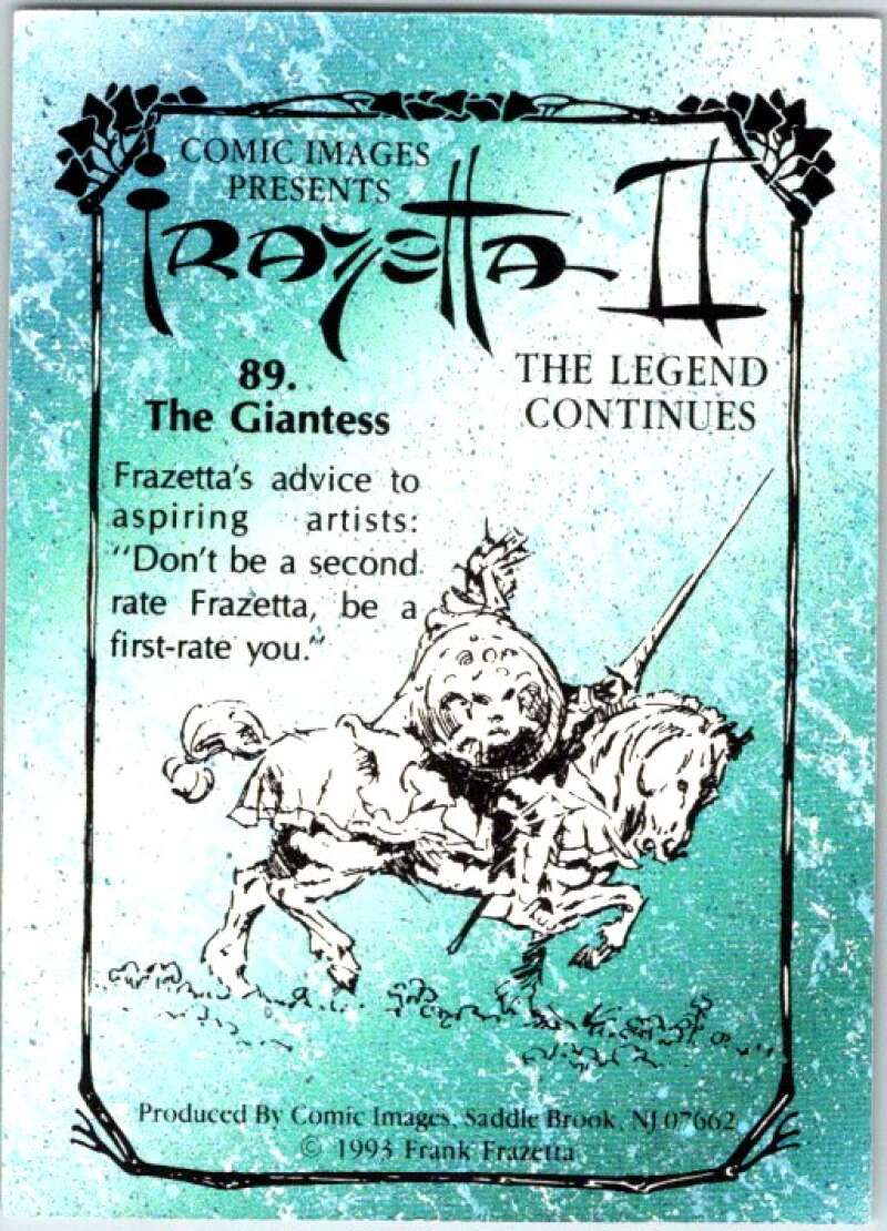1993 Frank Frazetta 2 Fantasy # 89 The Giantess  V47484