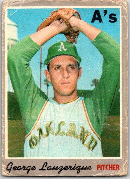 1970 Topps MLB #41 George Lauzerique  Oakland Athletics  V47816