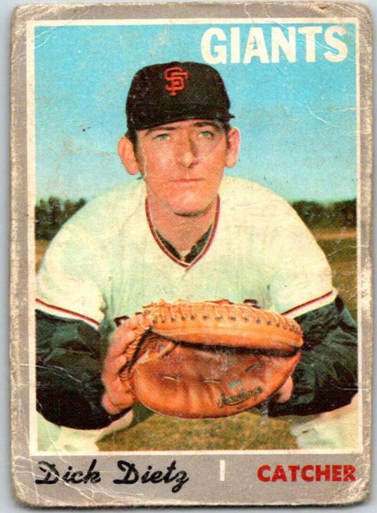 1970 Topps MLB #135 Dick Dietz  San Francisco Giants  V47832