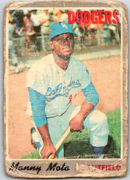 1970 Topps MLB #157 Manny Mota  Los Angeles Dodgers  V47835