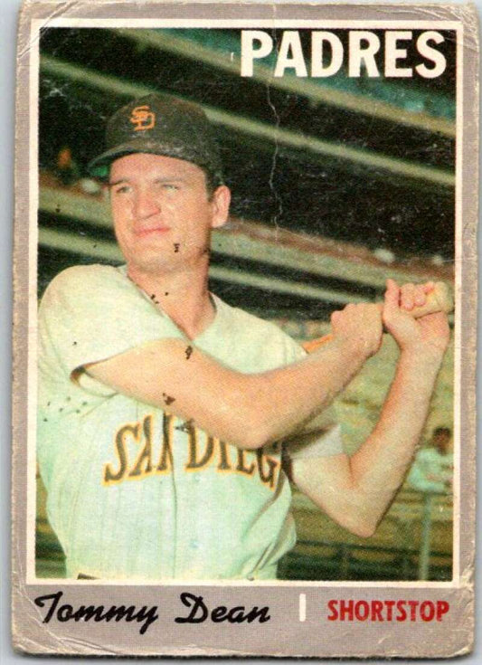 1970 Topps MLB #234 Tommy Dean  San Diego Padres  V47843