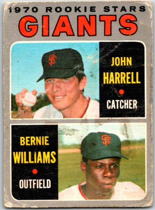 1970 Topps MLB #401 John Harrell/Bernie Williams  RC Rookie  V47892