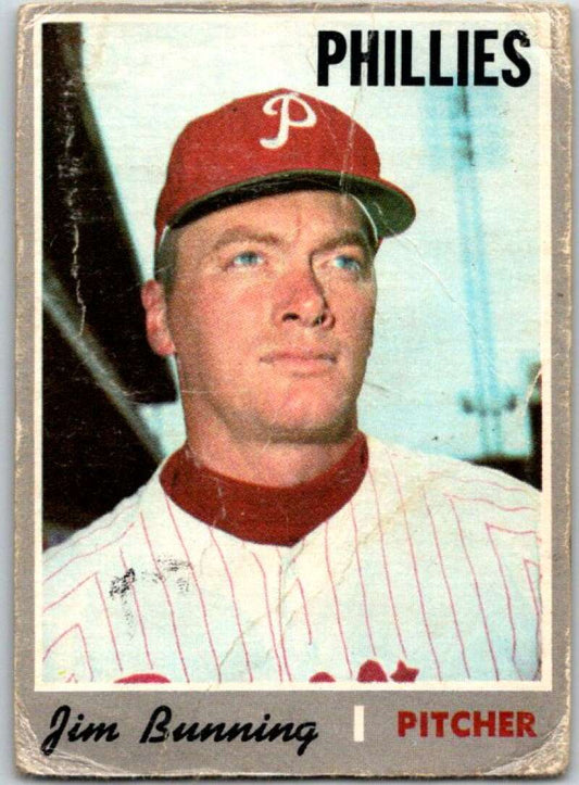 1970 Topps MLB #403 Jim Bunning  Philadelphia Phillies  V47893