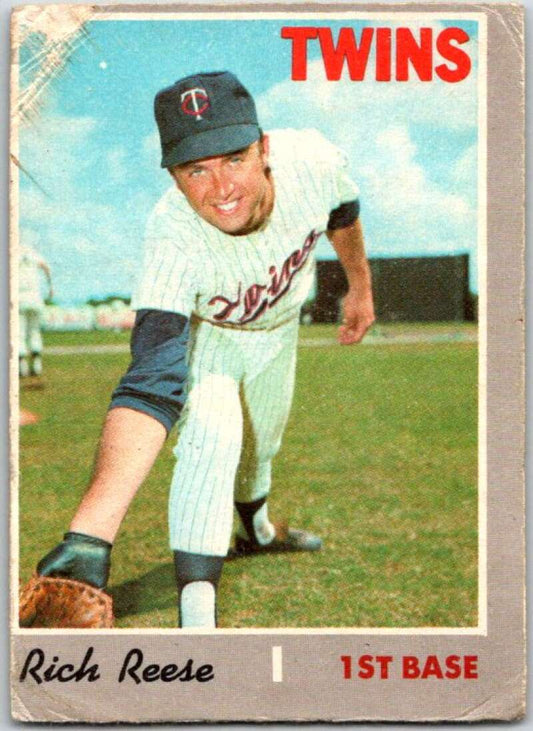 1970 Topps MLB #404 Rich Reese  Minnesota Twins  V47894