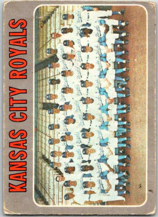 1970 Topps MLB #422 Royals Team  Kansas City Royals  V47903