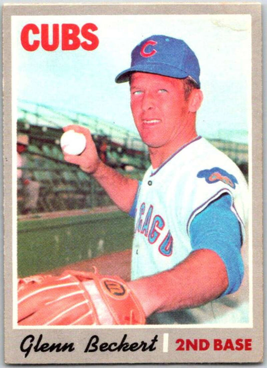 1970 Topps MLB #480 Glenn Beckert  Chicago Cubs  V47925