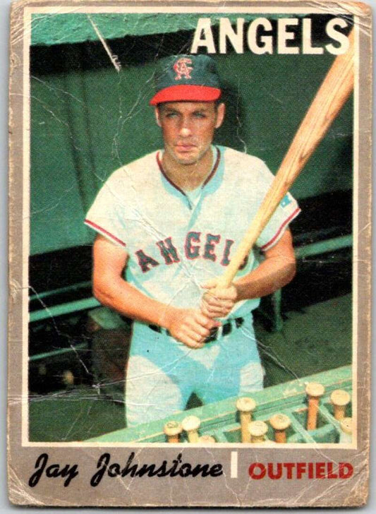 1970 Topps MLB #485 Jay Johnstone  California Angels  V47929