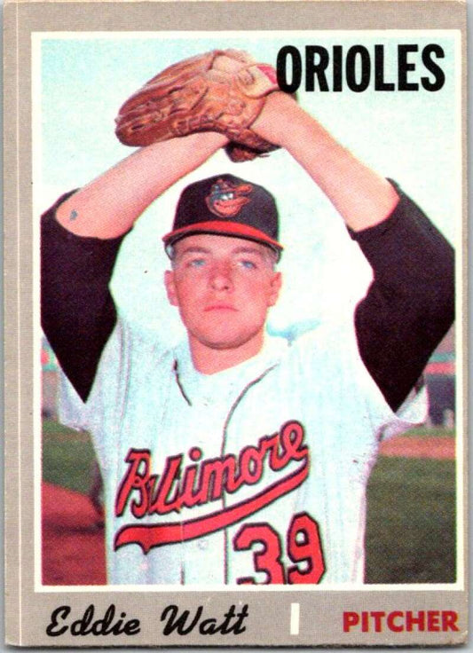 1970 Topps MLB #497 Eddie Watt  Baltimore Orioles  V47942