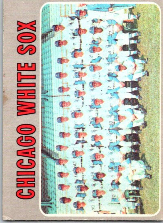 1970 Topps MLB #501 White Sox Team  Chicago White Sox  V47944