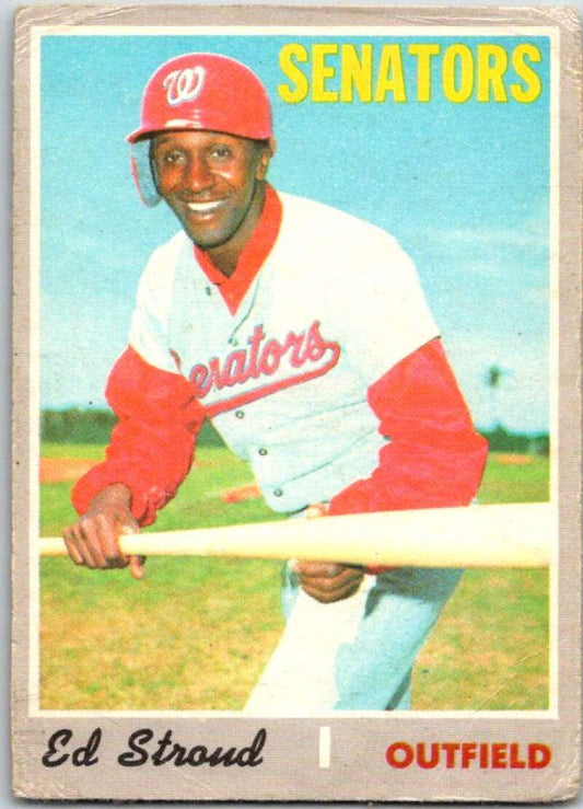 1970 Topps MLB #506 Ed Stroud  Washington Senators  V47949