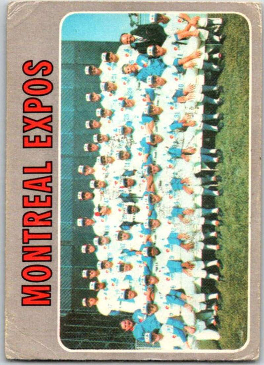 1970 Topps MLB #509 Expos Team  Montreal Expos  V47953
