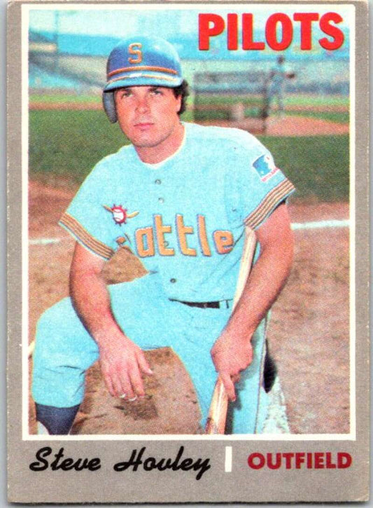 1970 Topps MLB #514 Steve Hovley  RC Rookie Seattle Pilots  V47958