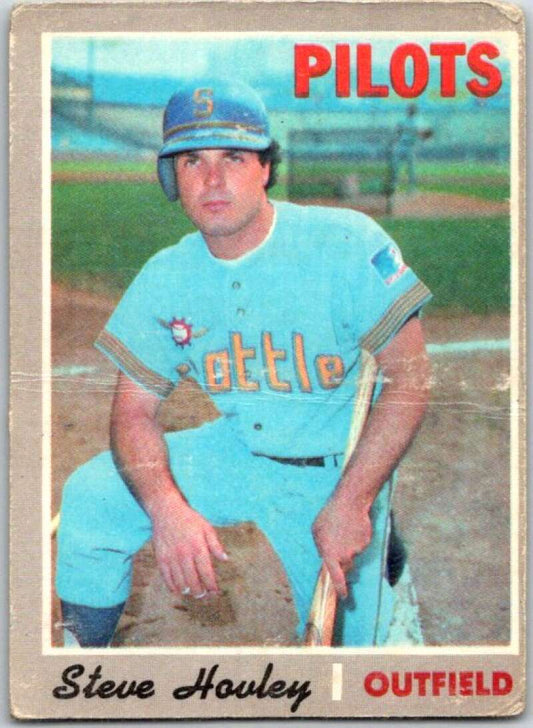 1970 Topps MLB #514 Steve Hovley  RC Rookie Seattle Pilots  V47959