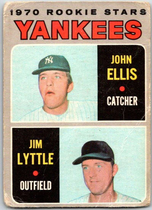 1970 Topps MLB #516 John Ellis/Jim Lyttle  RC Rookie Yankees  V47960