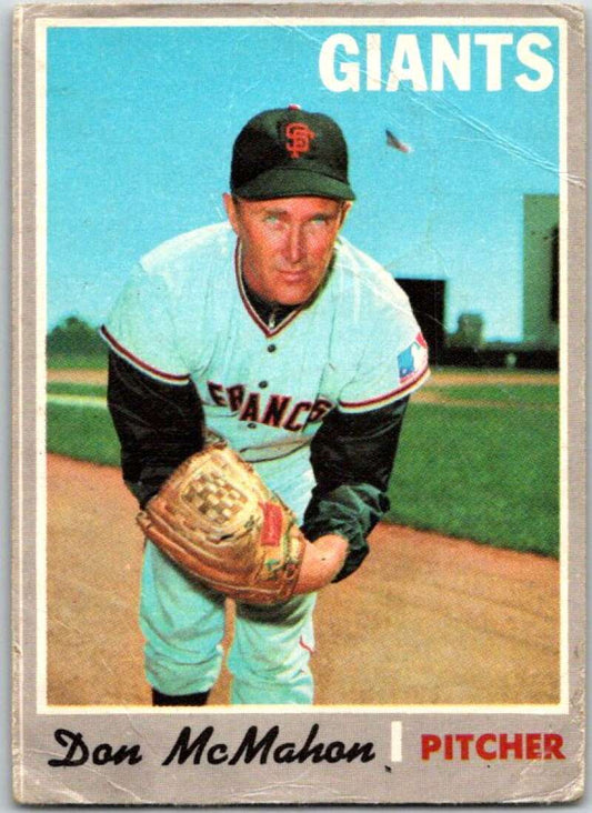 1970 Topps MLB #519 Don McMahon  San Francisco Giants  V47966