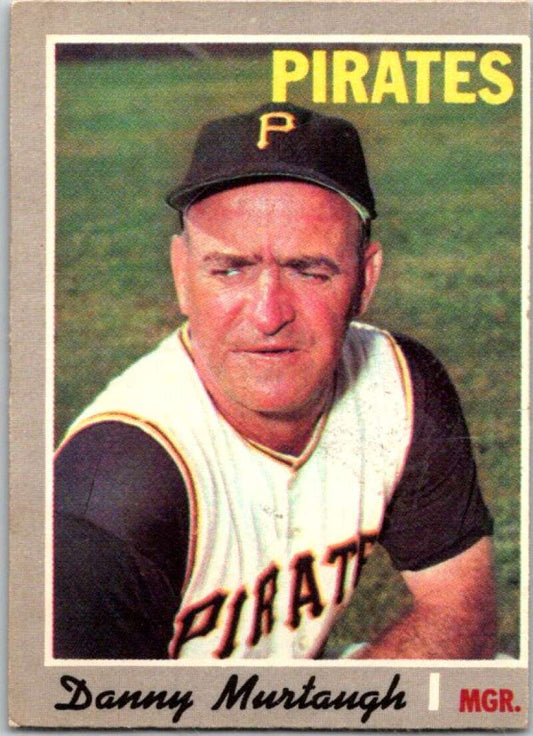 1970 Topps MLB #532 Danny Murtaugh Manager  Pittsburgh Pirates  V47980