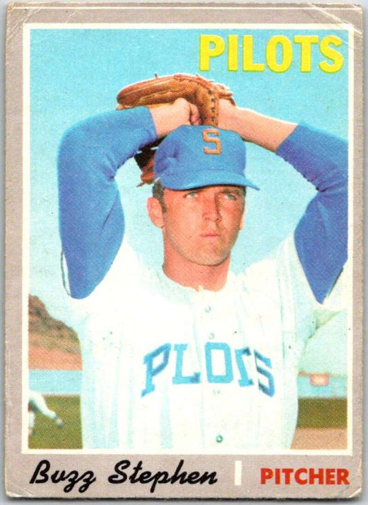 1970 Topps MLB #533 Buzz Stephen  RC Rookie Seattle Pilots  V47984