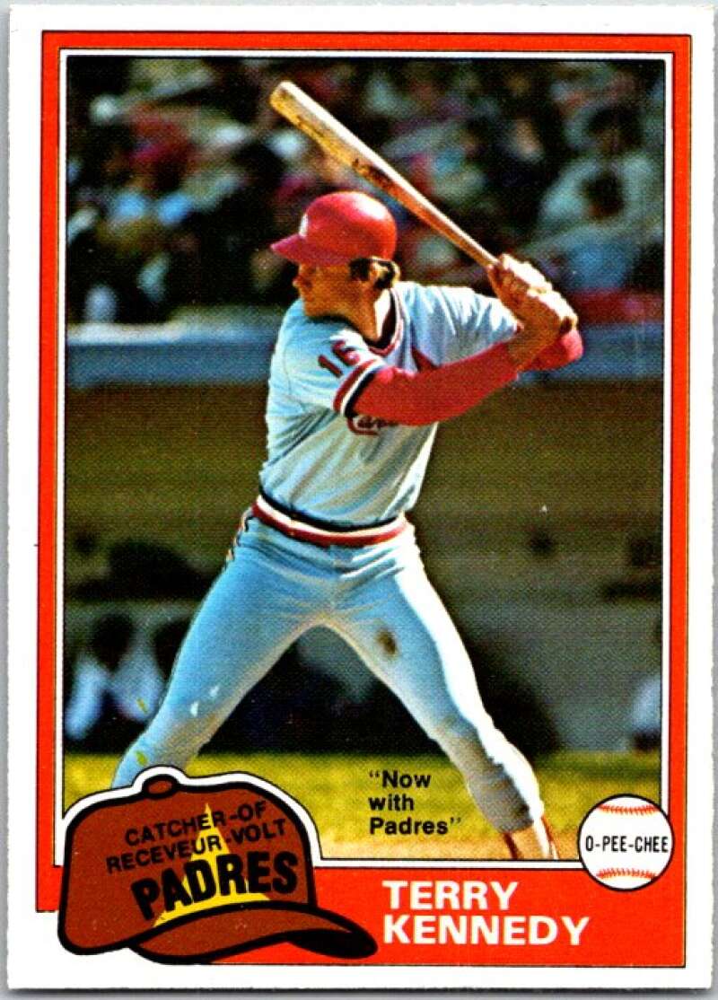 1982 O-Pee-Chee MLB #353 Terry Kennedy Padres  V47798
