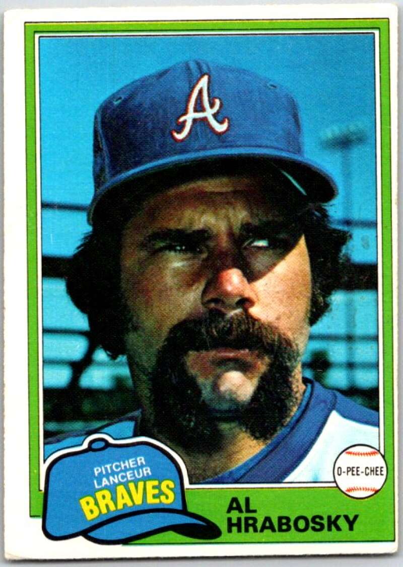 1981 O-Pee-Chee MLB #354 Al Hrabosky  Atlanta Braves  V47799