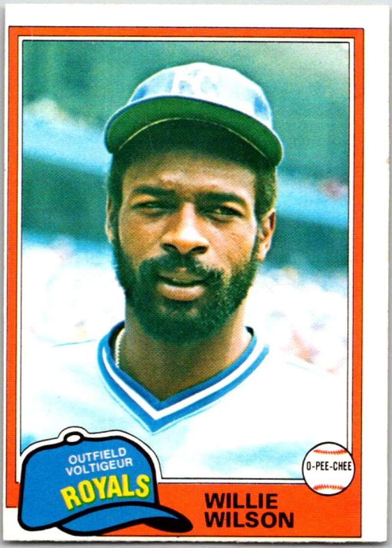 1981 O-Pee-Chee MLB #360 Willie Wilson  Kansas City Royals  V47803