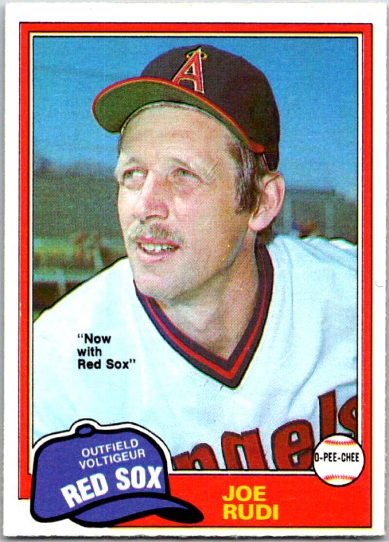 1982 O-Pee-Chee MLB #362 Joe Rudi Red Sox/Angels  V47807
