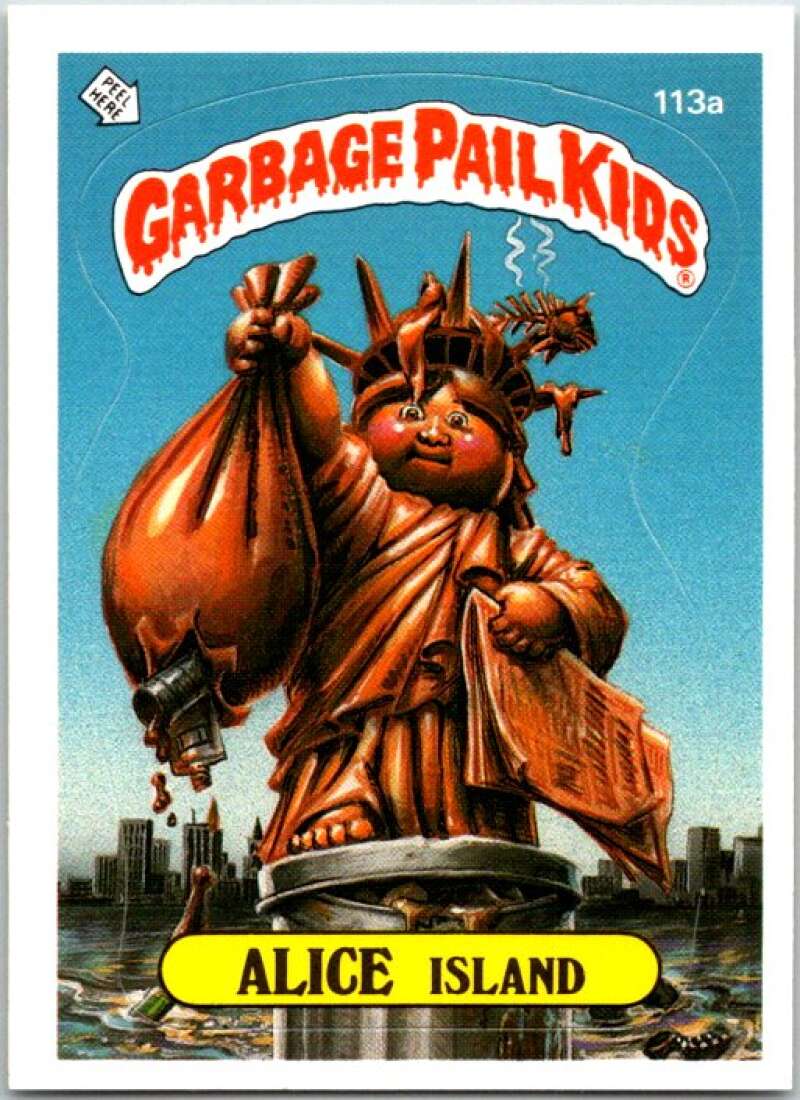 1986 Garbage Pail Kids #113a Alice Island  V48006