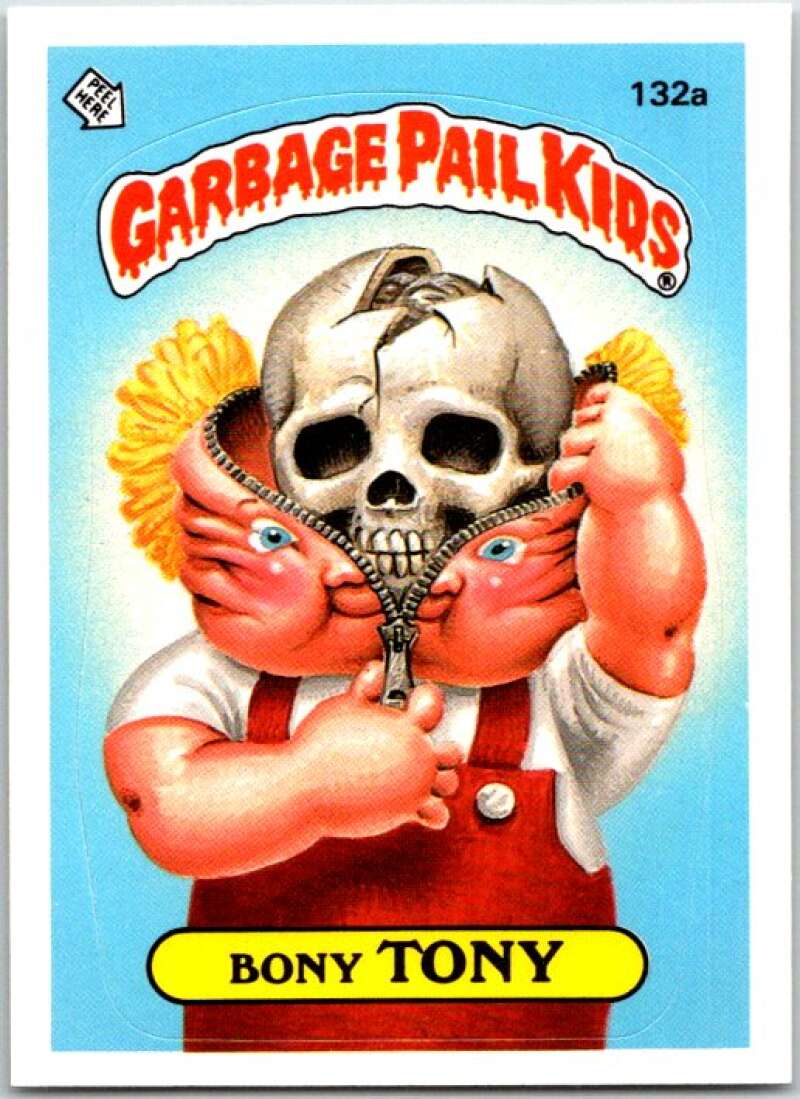 1986 Garbage Pail Kids #132a Bony Tony  V48014