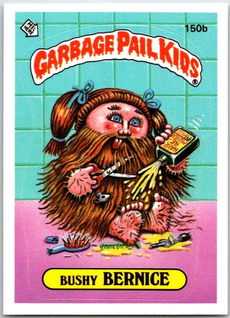 1986 Garbage Pail Kids #150b Bushy Bernice  V48027