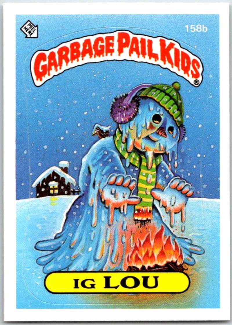 1986 Garbage Pail Kids #158b Ig Lou  V48034