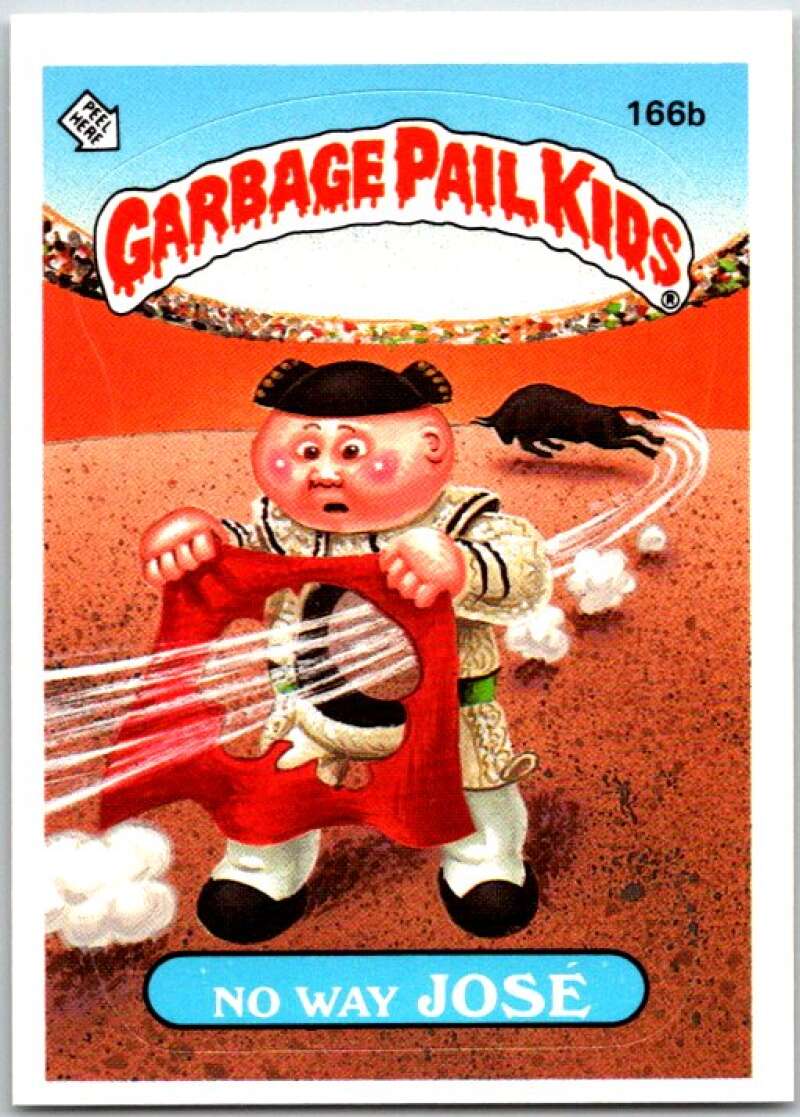 1986 Garbage Pail Kids #166b No Way Jose V48041