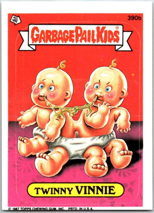 1987 Garbage Pail Kids #390b Twinny Vinnie  V48057