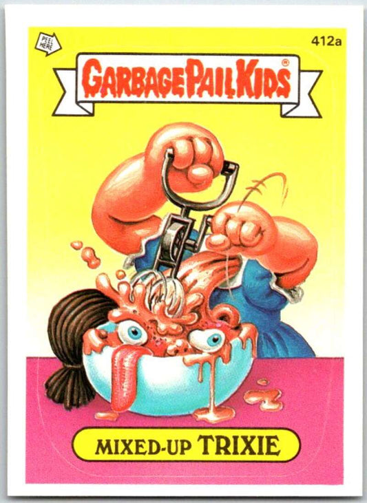 1987 Garbage Pail Kids #412a Mixed-Up Trixie  V48066
