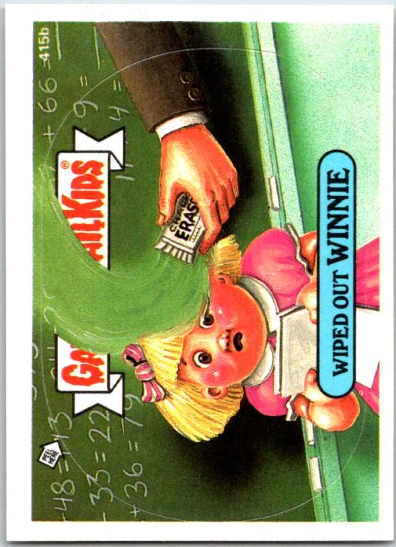 1987 Garbage Pail Kids #415b Wiped Out Winnie  V48067