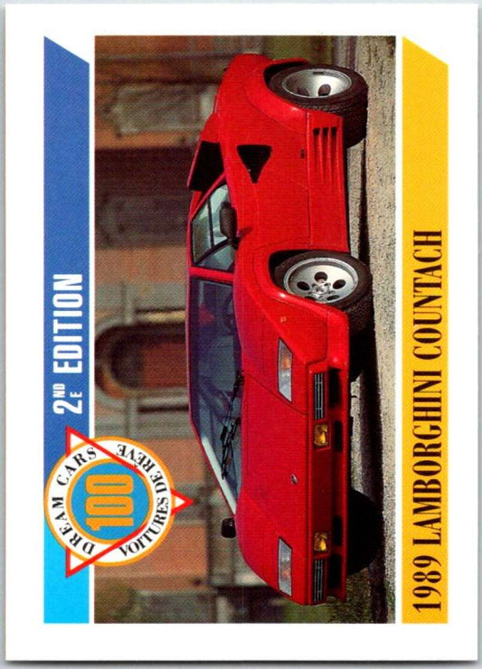 1992 Dream Cars #3. Lamaborghini Countach  V48255