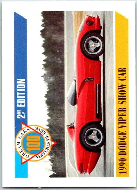 1992 Dream Cars #5. Dodge Viper Show Car  V48257