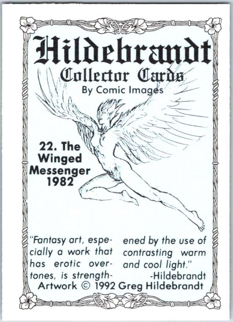 1992 Greg Hildebrandt Comic # 22. The Winged Messenger 1982  V48397